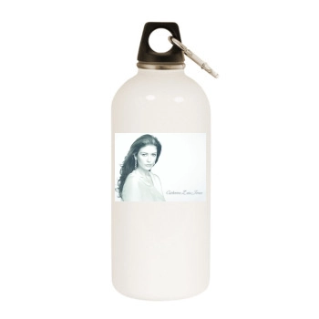 Catherine Zeta-Jones White Water Bottle With Carabiner