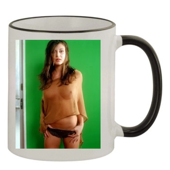 Cerina Vincent 11oz Colored Rim & Handle Mug