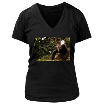 Chad Michael Murray Women's Deep V-Neck TShirt