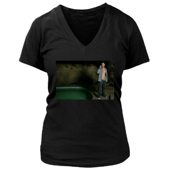 Chad Michael Murray Women's Deep V-Neck TShirt