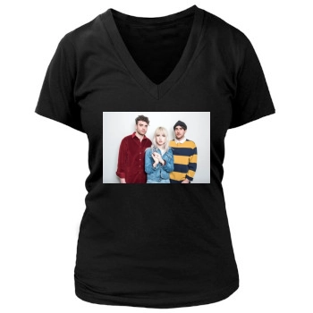 Paramore Women's Deep V-Neck TShirt