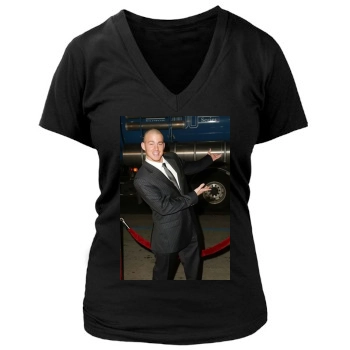 Channing Tatum Women's Deep V-Neck TShirt