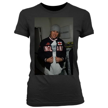 Channing Tatum Women's Junior Cut Crewneck T-Shirt