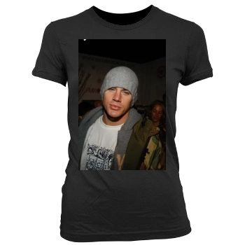 Channing Tatum Women's Junior Cut Crewneck T-Shirt