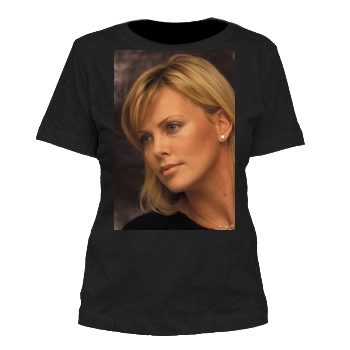 Charlize Theron Women's Cut T-Shirt