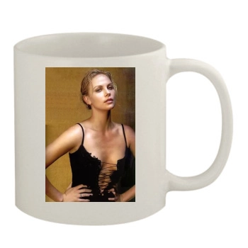 Charlize Theron 11oz White Mug