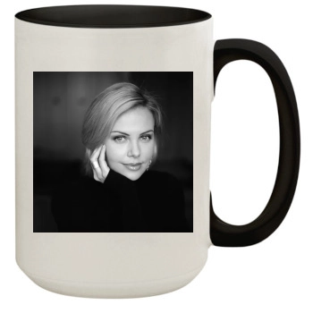 Charlize Theron 15oz Colored Inner & Handle Mug