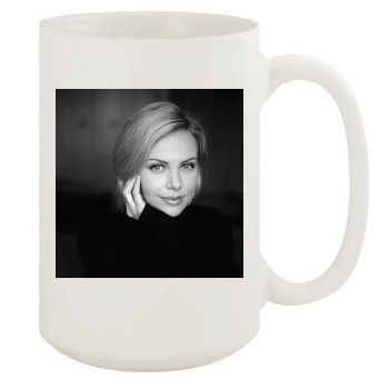 Charlize Theron 15oz White Mug