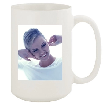 Charlize Theron 15oz White Mug