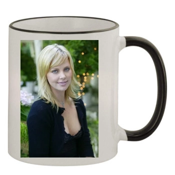 Charlize Theron 11oz Colored Rim & Handle Mug