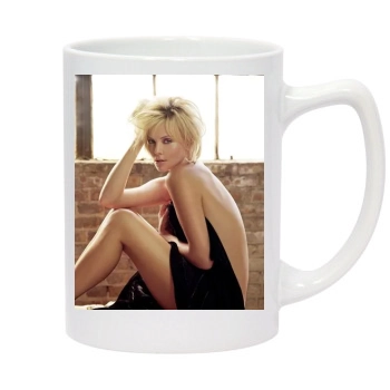 Charlize Theron 14oz White Statesman Mug