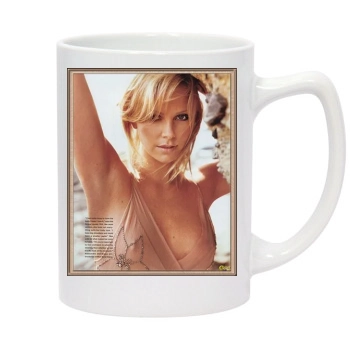 Charlize Theron 14oz White Statesman Mug