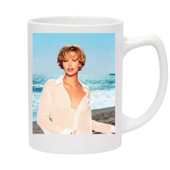 Charlize Theron 14oz White Statesman Mug