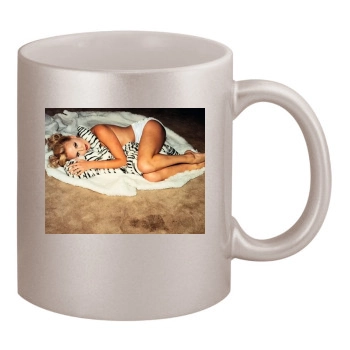 Charlize Theron 11oz Metallic Silver Mug