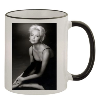 Charlize Theron 11oz Colored Rim & Handle Mug