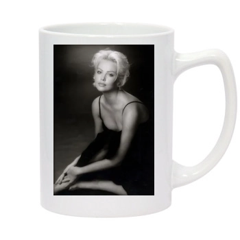 Charlize Theron 14oz White Statesman Mug