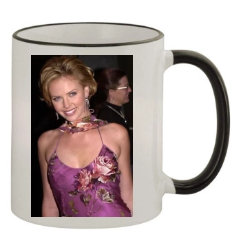 Charlize Theron 11oz Colored Rim & Handle Mug