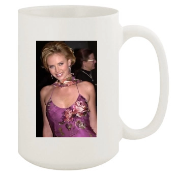 Charlize Theron 15oz White Mug