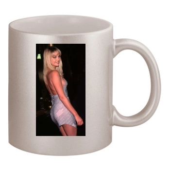 Charlize Theron 11oz Metallic Silver Mug