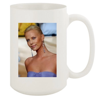 Charlize Theron 15oz White Mug