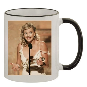 Charlize Theron 11oz Colored Rim & Handle Mug