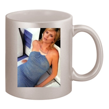 Charlize Theron 11oz Metallic Silver Mug