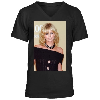 Charlize Theron Men's V-Neck T-Shirt