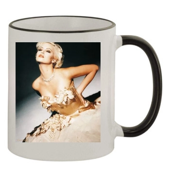 Charlize Theron 11oz Colored Rim & Handle Mug