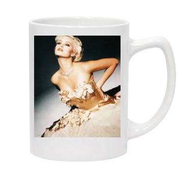 Charlize Theron 14oz White Statesman Mug