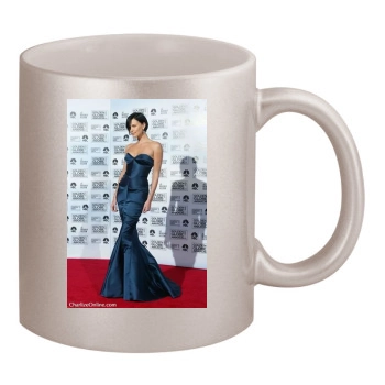 Charlize Theron 11oz Metallic Silver Mug