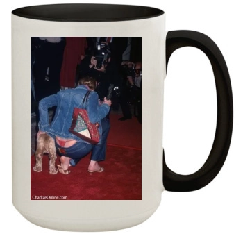 Charlize Theron 15oz Colored Inner & Handle Mug