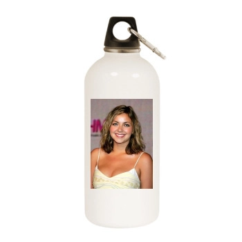 Charlotte Church White Water Bottle With Carabiner