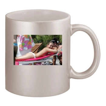 Charlotte Church 11oz Metallic Silver Mug