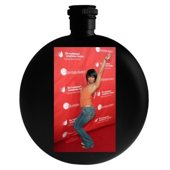 Cheryl Burke Round Flask