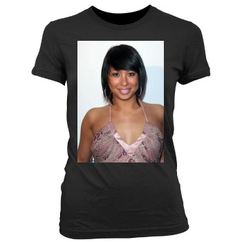 Cheryl Burke Women's Junior Cut Crewneck T-Shirt