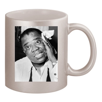 Louis Armstrong 11oz Metallic Silver Mug