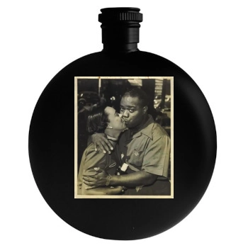 Louis Armstrong Round Flask