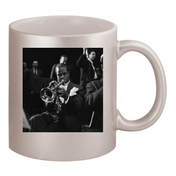 Louis Armstrong 11oz Metallic Silver Mug