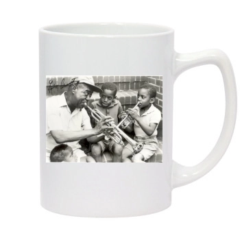 Louis Armstrong 14oz White Statesman Mug