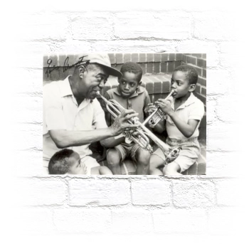 Louis Armstrong Metal Wall Art