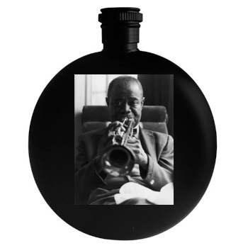 Louis Armstrong Round Flask