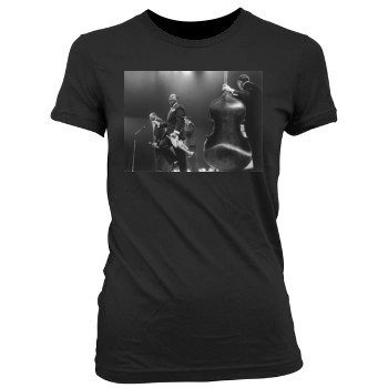 Louis Armstrong Women's Junior Cut Crewneck T-Shirt