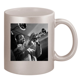 Louis Armstrong 11oz Metallic Silver Mug