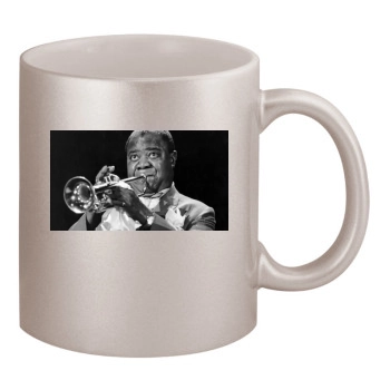 Louis Armstrong 11oz Metallic Silver Mug