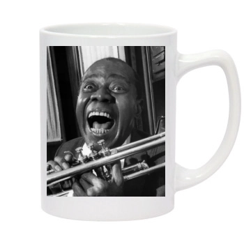 Louis Armstrong 14oz White Statesman Mug