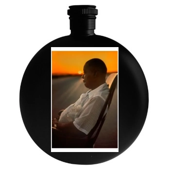 Louis Armstrong Round Flask