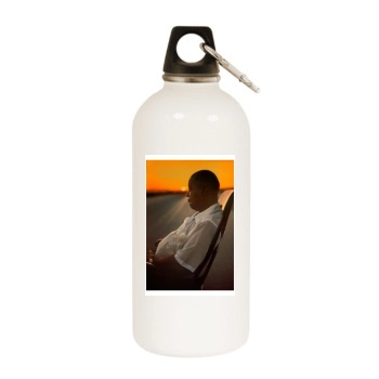 Louis Armstrong White Water Bottle With Carabiner