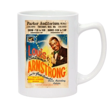 Louis Armstrong 14oz White Statesman Mug