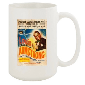 Louis Armstrong 15oz White Mug