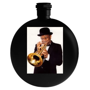 Louis Armstrong Round Flask
